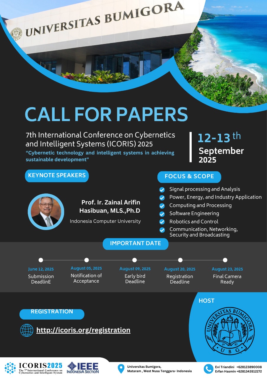 Universitas Bumigora Tuan Rumah ICORIS 2025, Bahas Peran Teknologi Sibernetik dan Sistem Cerdas dalam Pembangunan Berkelanjutan