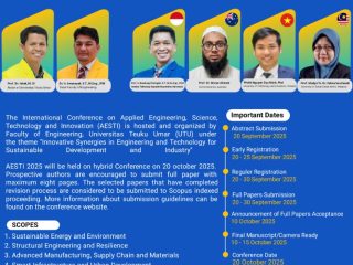 Universitas Teuku Umar Gelar Konferensi Internasional AESTI 2025 di Meulaboh