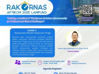 APTIKOM 2025 Gelar Klinik Penyusunan Renstra Perguruan Tinggi: Dorong Kampus Lebih Visioner dan Adaptif terhadap Tantangan Global