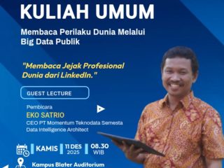 FT Unsoed Gelar Kuliah Umum Big Data: Kupas Jejak Profesional Dunia melalui LinkedIn