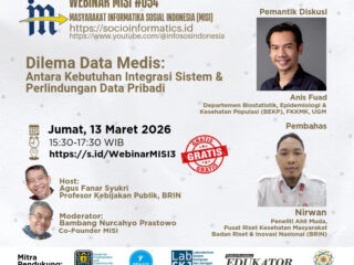MISI Gelar Webinar #54 Bahas Dilema Data Medis di Era Integrasi Sistem Kesehatan
