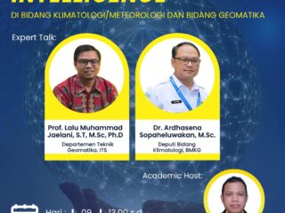 ITS Gelar Webinar Potensi Riset Artificial Intelligence di Bidang Klimatologi, Meteorologi, dan Geomatika