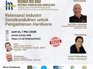 Webinar MISI #060 Bahas Relevansi Industri Semikonduktor untuk Pengamanan Hardware