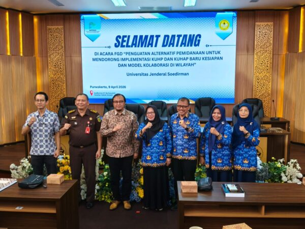 Unsoed Dorong Implementasi KUHP dan KUHAP Baru melalui Penguatan Alternatif Pemidanaan