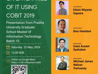 Pradita University Gelar Colloquium on Enterprise of IT Using COBIT 2019