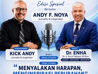 Andy F. Noya Jadi Narasumber ENHA Podcast, Bahas Kepemimpinan, Kemanusiaan, dan Peran Generasi Muda di Era Digital