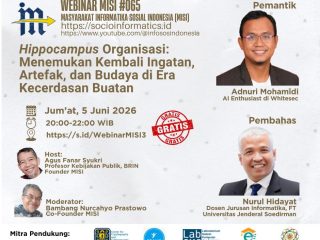 Webinar MISI Bahas “Hippocampus Organisasi” di Era AI, Dorong Pelestarian Memori dan Budaya Institusi