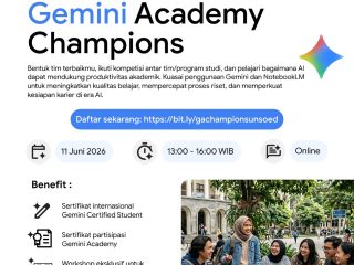 Unsoed Gandeng Google for Education dan REFO Indonesia Gelar Gemini Academy Champions untuk Tingkatkan Kompetensi AI Mahasiswa