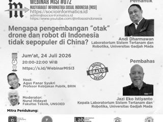Webinar MISI #072 Bahas Tantangan Pengembangan Drone dan Robot di Indonesia Dibandingkan China