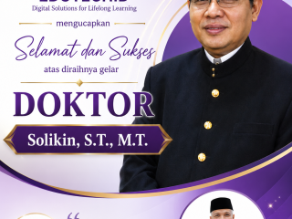 Solikin, S.T., M.T. Resmi Raih Gelar Doktor, EDUTECHID Apresiasi Dedikasi dan Kontribusi bagi Dunia Akademik