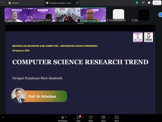 Matrikulasi Magister Ilmu Komputer UAP Hadirkan Prof. Adiwijaya, Bahas Tren Riset