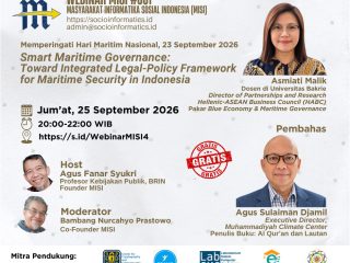 Webinar MISI #081 Bahas Tata Kelola Maritim dan Keamanan Laut Indonesia