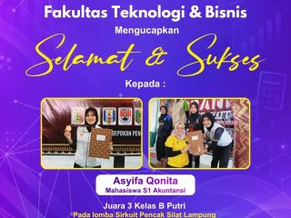 Mahasiswa UAP Asyifa Qonita Raih Juara 3 Kelas B Putri di Grand Final Sirkuit Pencak Silat Lampung 2026